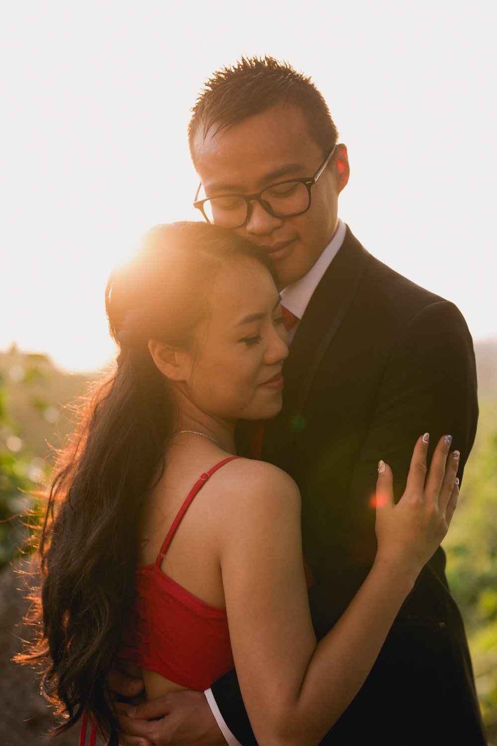 Ting & Lillian — séance couple élégante, Aisne